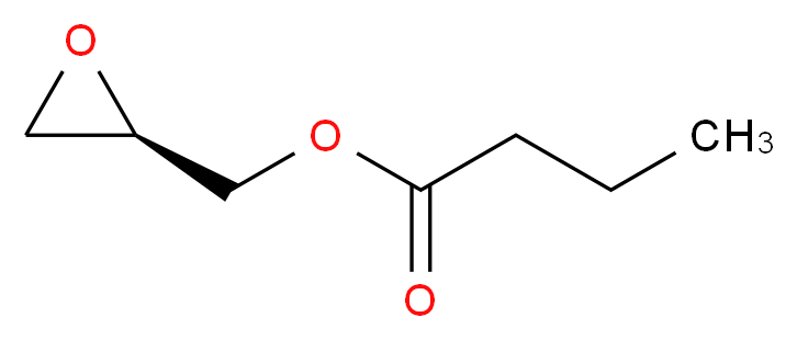 (R)-Oxiran-2-ylmethyl butyrate_分子结构_CAS_60456-26-0)