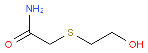 2-[(2-Hydroxyethyl)thio]acetamide_分子结构_CAS_20101-84-2)