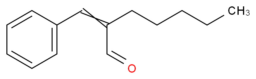 2-(phenylmethylidene)heptanal_分子结构_CAS_122-40-7