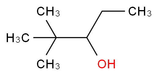 2,2-二甲基-3-戊醇_分子结构_CAS_3970-62-5)