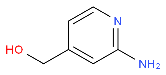 2-氨基吡啶-4-甲烷醇_分子结构_CAS_105250-17-7)