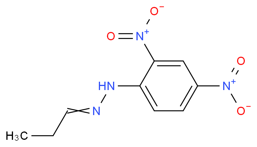 1-(2,4-dinitrophenyl)-2-propylidenehydrazine_分子结构_CAS_725-00-8