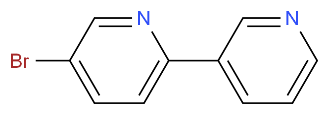 5-bromo-2-(pyridin-3-yl)pyridine_分子结构_CAS_774-53-8