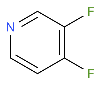 3,4-Difluoropyridine_分子结构_CAS_82878-63-5)