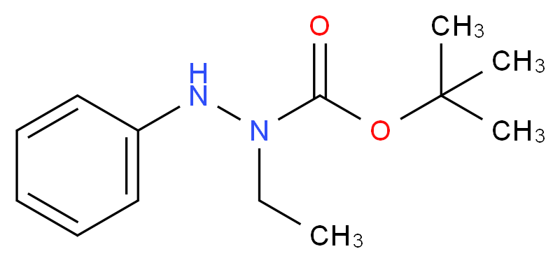 N-Ethyl-N'-phenylhydrazine, N-BOC protected_分子结构_CAS_934391-35-2)