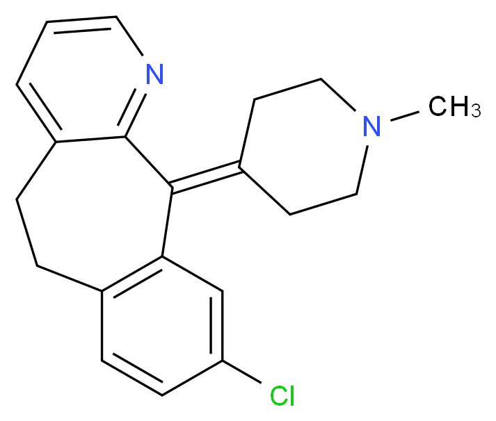 8-Dechloro-9-chloro-N-methyl Desloratadine_分子结构_CAS_38092-88-5)