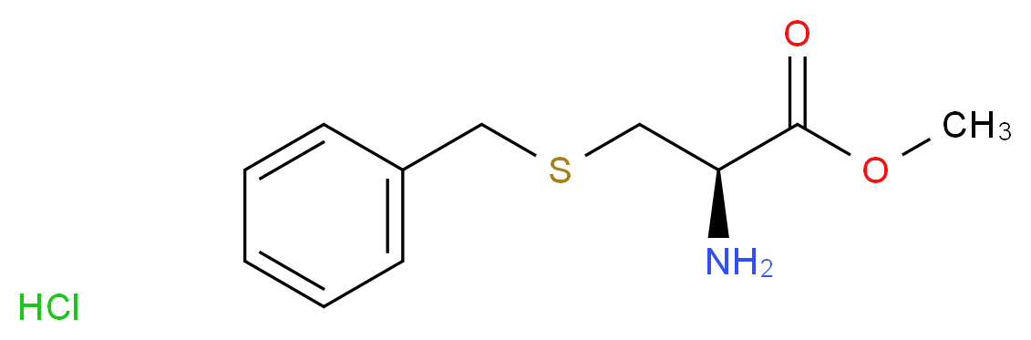 S-BENZYL-L-CYSTEINE METHYL ESTER_分子结构_CAS_16741-80-3)