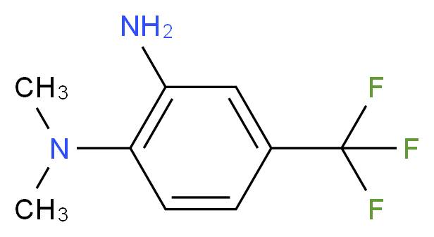 1-N,1-N-dimethyl-4-(trifluoromethyl)benzene-1,2-diamine_分子结构_CAS_183251-95-8