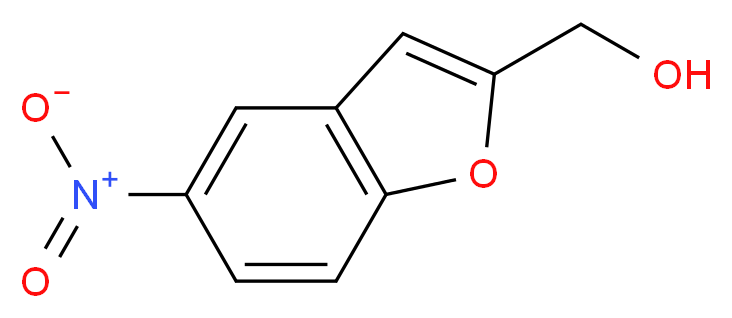 (5-Nitro-1-benzofuran-2-yl)methanol_分子结构_CAS_)