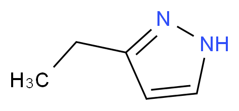 3-Ethyl-1H-pyrazole_分子结构_CAS_)