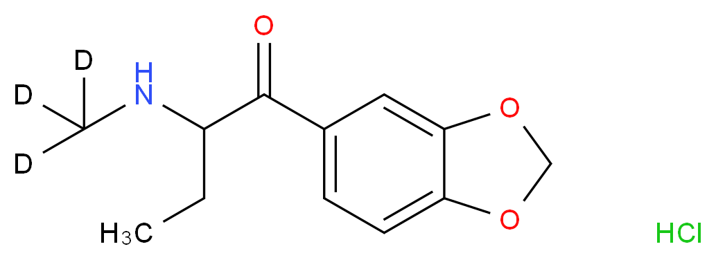 Butylone-d3 hydrochloride_分子结构_CAS_1231710-63-6)