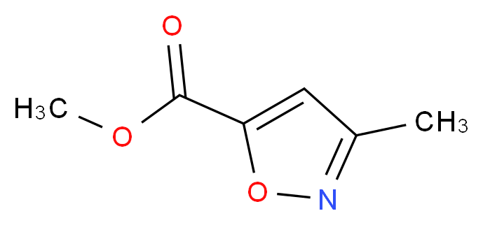 Methyl 3-methylisoxazole-5-carboxylate_分子结构_CAS_1004-96-2)