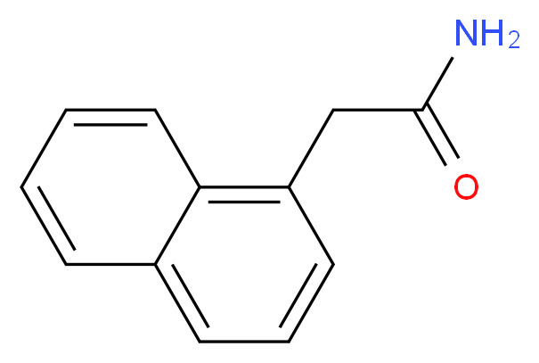 1-Naphthaleneacetamide_分子结构_CAS_86-86-2)