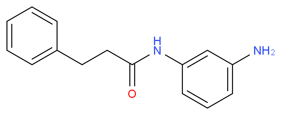 N-(3-aminophenyl)-3-phenylpropanamide_分子结构_CAS_754162-13-5