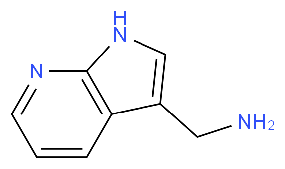 1H-Pyrrolo[2,3-b]pyridine-3-methanamine_分子结构_CAS_933691-80-6)