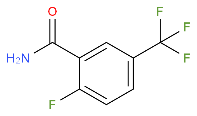 2-氟-5-(三氟甲基)苯甲酰胺_分子结构_CAS_207919-05-9)