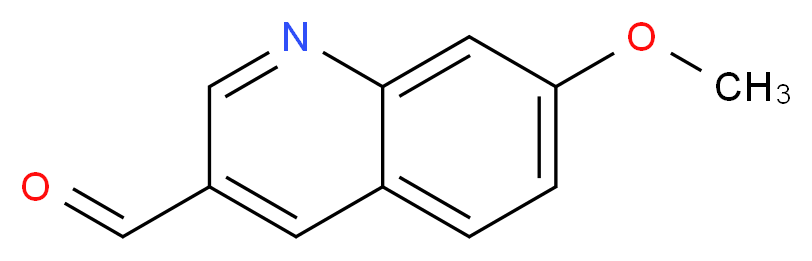 7-METHOXYQUINOLINE-3-CARBALDEHYDE_分子结构_CAS_72808-91-4)