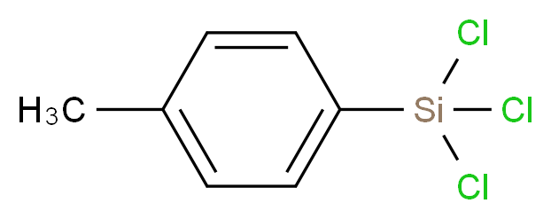 trichloro(4-methylphenyl)silane_分子结构_CAS_701-35-9