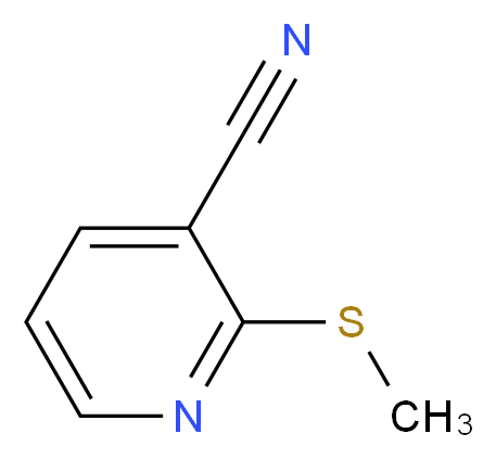 2-(methylthio)nicotinonitrile_分子结构_CAS_219766-02-6)