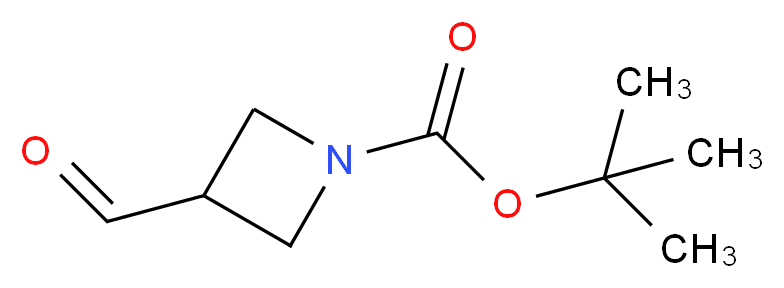 tert-butyl 3-formylazetidine-1-carboxylate_分子结构_CAS_177947-96-5