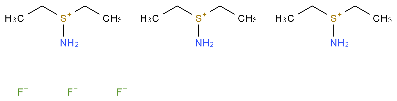 Diethylaminosulfur trifluoride_分子结构_CAS_38078-09-0)