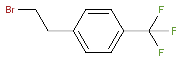 1-(2-bromoethyl)-4-(trifluoromethyl)benzene_分子结构_CAS_130365-87-6