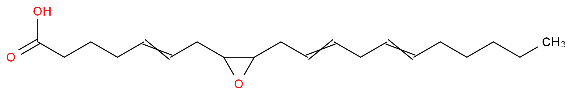 7-[3-(undeca-2,5-dien-1-yl)oxiran-2-yl]hept-5-enoic acid_分子结构_CAS_81246-85-7