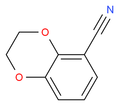 2,3-dihydro-1,4-benzodioxine-5-carbonitrile_分子结构_CAS_148703-14-4)