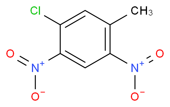 1-chloro-5-methyl-2,4-dinitrobenzene_分子结构_CAS_51676-74-5