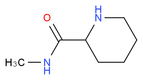 N-methylpiperidine-2-carboxamide_分子结构_CAS_53941-92-7)