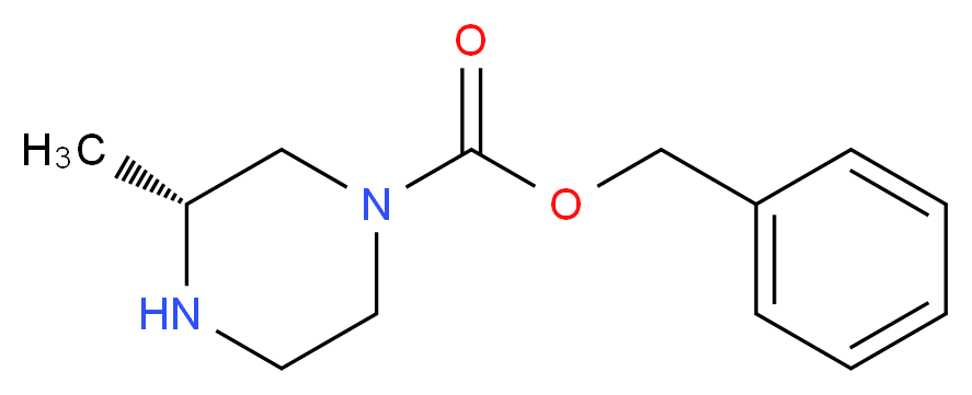 (R)-Benzyl 3-methylpiperazine-1-carboxylate_分子结构_CAS_623586-00-5)