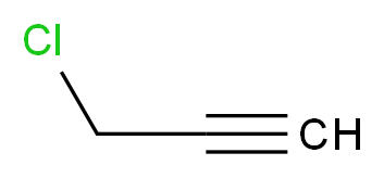 3-Chloroprop-1-yne 65% solution in toluene_分子结构_CAS_624-65-7)