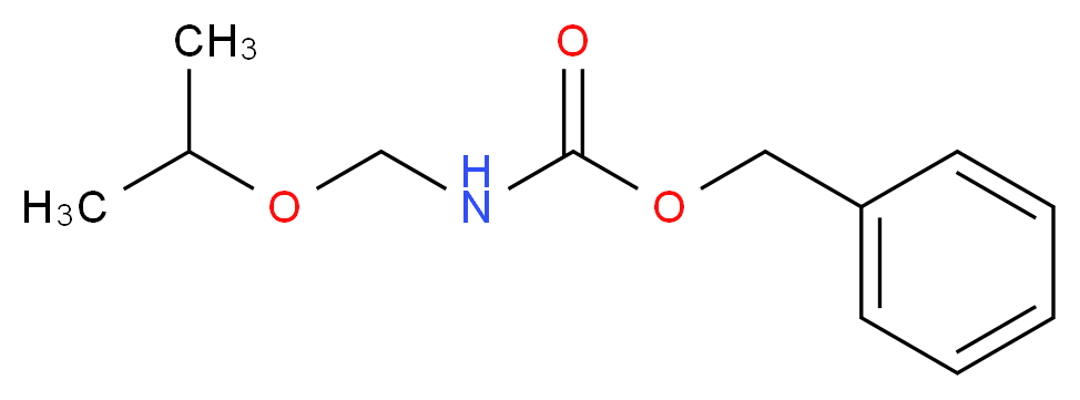 benzyl N-[(propan-2-yloxy)methyl]carbamate_分子结构_CAS_1122410-32-5