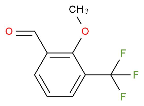 2-Methoxy-3-(trifluoromethyl)benzaldehyde_分子结构_CAS_1000339-54-7)