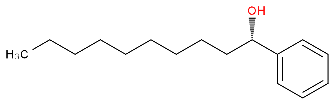 (1S)-1-phenyldecan-1-ol_分子结构_CAS_112419-76-8