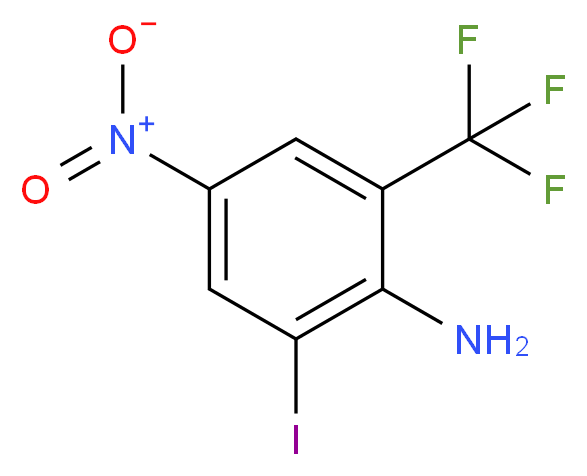 2-Iodo-4-nitro-6-(trifluoromethyl)aniline_分子结构_CAS_)