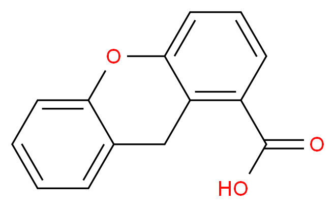 9H-xanthene-1-carboxylic acid_分子结构_CAS_85636-85-7