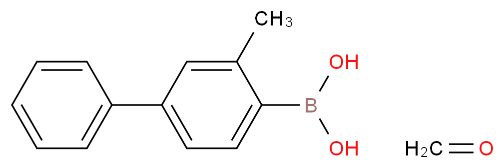 (2-methyl-4-phenylphenyl)boronic acid; formaldehyde_分子结构_CAS_847560-49-0