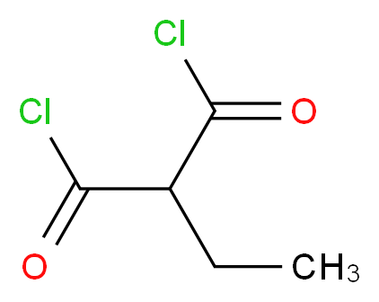 2-ethylpropanedioyl dichloride_分子结构_CAS_36239-09-5