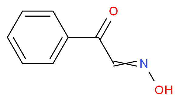 2-Oxo-2-phenylacetaldehyde oxime_分子结构_CAS_532-54-7)