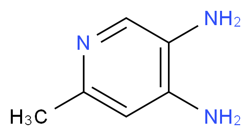6-methylpyridine-3,4-diamine_分子结构_CAS_861199-62-4