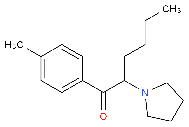 4'-Methyl-α-pyrrolidinohexiophenone_分子结构_CAS_)