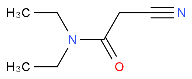 2-cyano-N,N-diethylacetamide_分子结构_CAS_26391-06-0