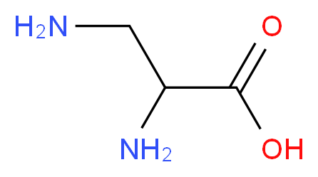 2,3-diaminopropanoic acid_分子结构_CAS_515-94-6