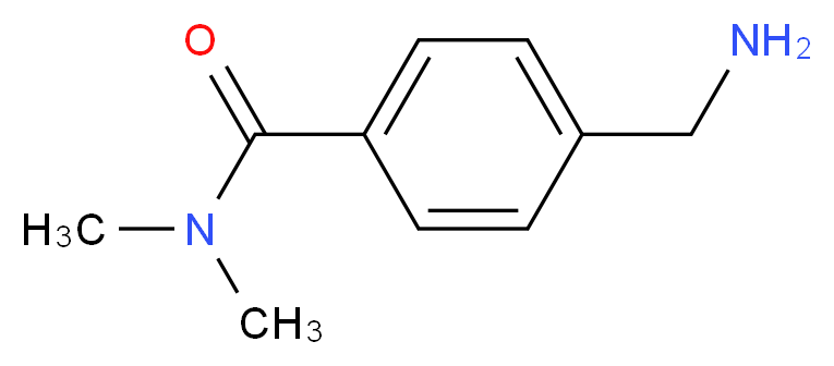 4-(aminomethyl)-N,N-dimethylbenzamide_分子结构_CAS_164648-76-4)