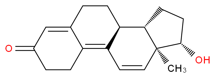 (10S,11S,14S,15S)-14-hydroxy-15-methyltetracyclo[8.7.0.0<sup>2</sup>,<sup>7</sup>.0<sup>1</sup><sup>1</sup>,<sup>1</sup><sup>5</sup>]heptadeca-1,6,16-trien-5-one_分子结构_CAS_10161-33-8