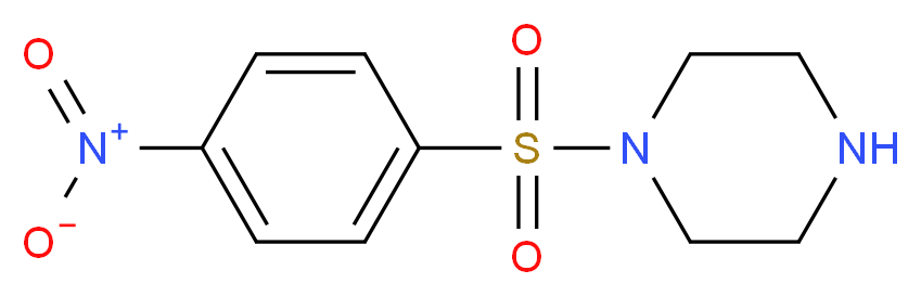 1-[(4-Nitrophenyl)sulfonyl]piperazine_分子结构_CAS_403825-44-5)