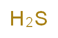 氢硫酸_分子结构_CAS_7783-06-4)