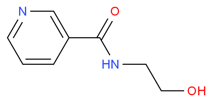 N-(2-Hydroxyethyl)nitotinamide_分子结构_CAS_6265-73-2)