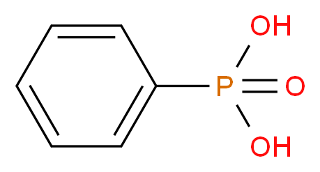 PHENYLPHOSPHONIC ACID_分子结构_CAS_1571-33-1)